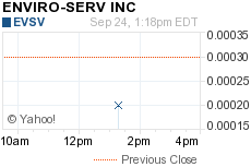 ENVIRO-SERV INC (EVSV)